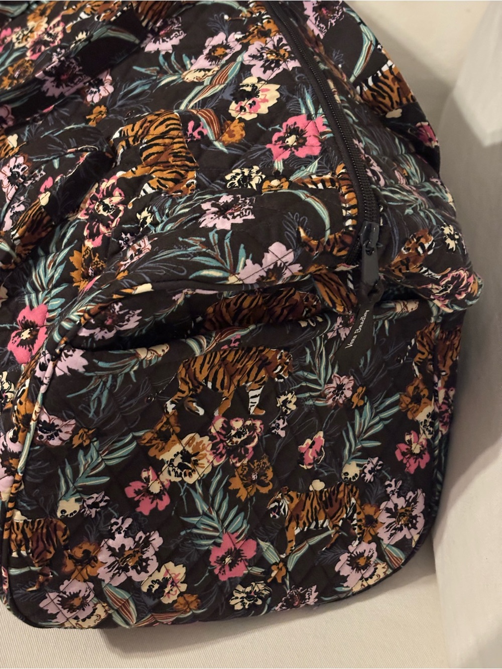 Vera Bradley Bali Jungle Retired Print.   Large duffle and rfid crossbody. - Picture 2 of 6